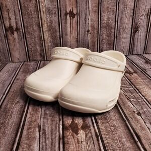 Unisex Crocs Bistro Clog Women 11 Men 9 White Workwear Hospital Outdoor Slip On